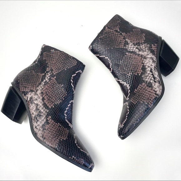 Nwob Vince Camuto Grasem Leather Snake 